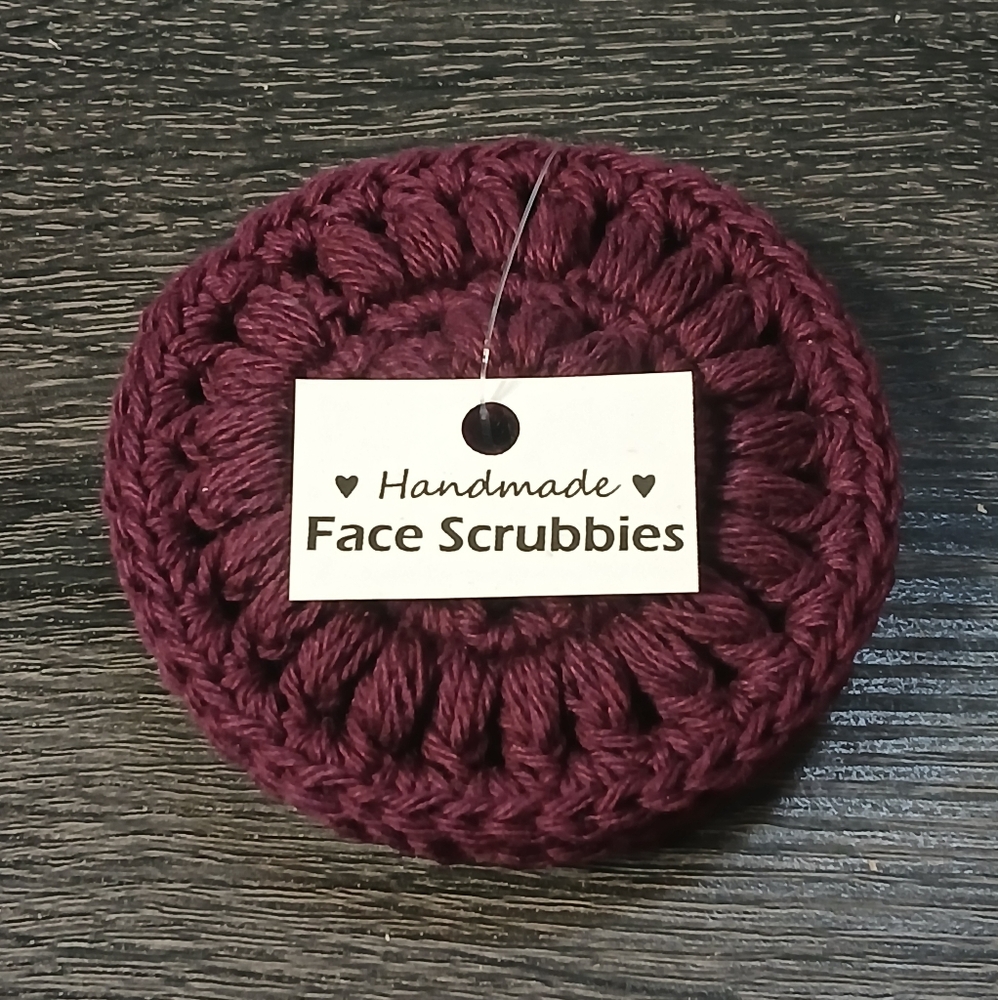 Handmade Crochet Reusable Facial Scrubbies Face Rounds